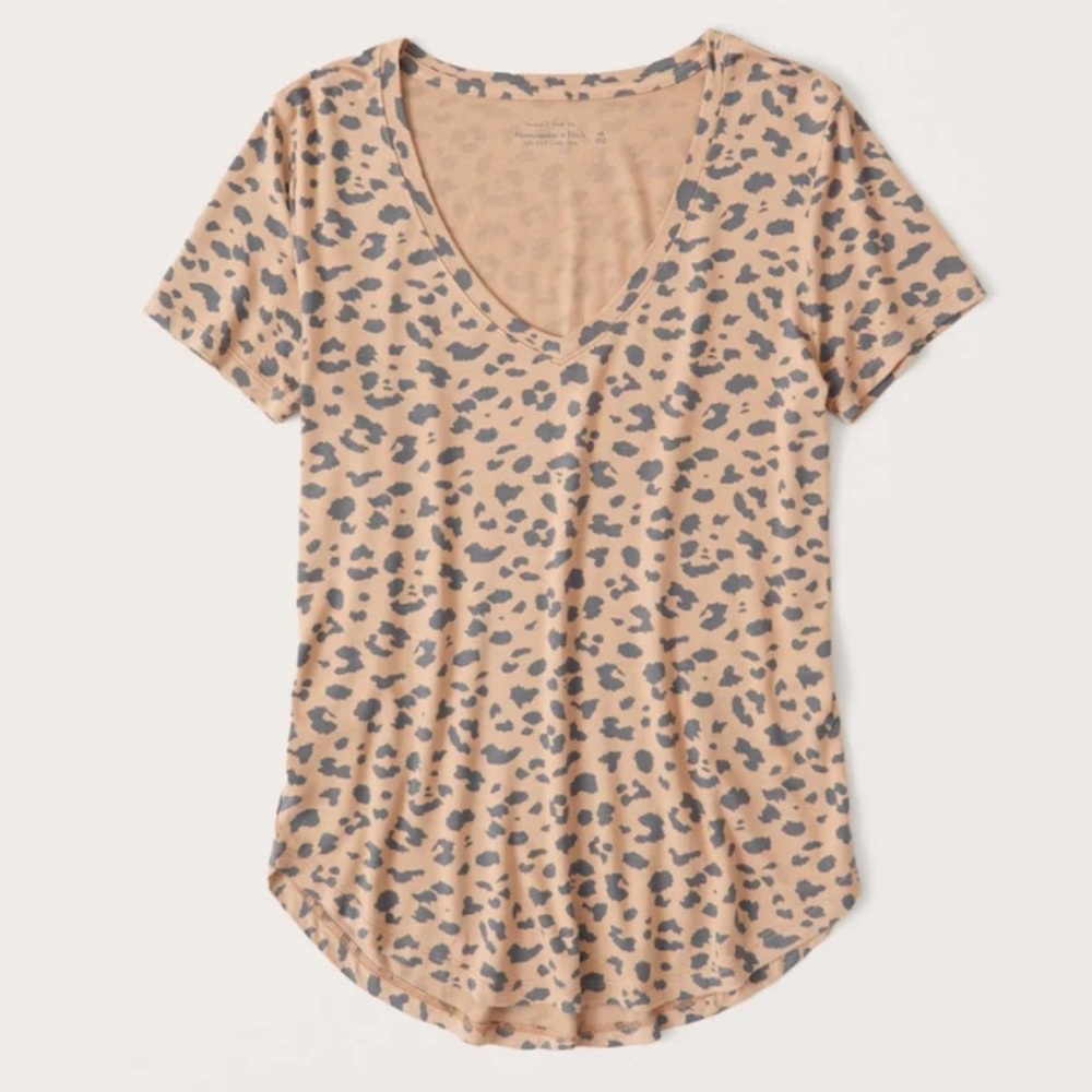 Abercrombie and Fitch Drapey V neck tee